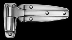 Kason Reversible Cam-Rise hinge Chrome Flush Fitting