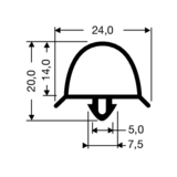 Refrigeration Compression Gasket 29-A (2.5M Lengths)