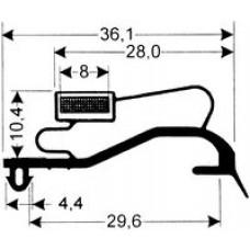 Magnetic Gasket 129-M (2.5M Lengths)
